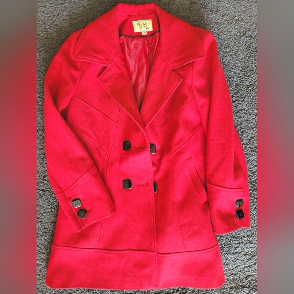 Maralyn & Me Double-breasted Pea Coat
